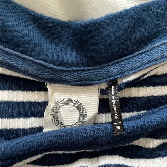 Anthropologie Striped Navy and White Women's Top - Picture 2 of 2